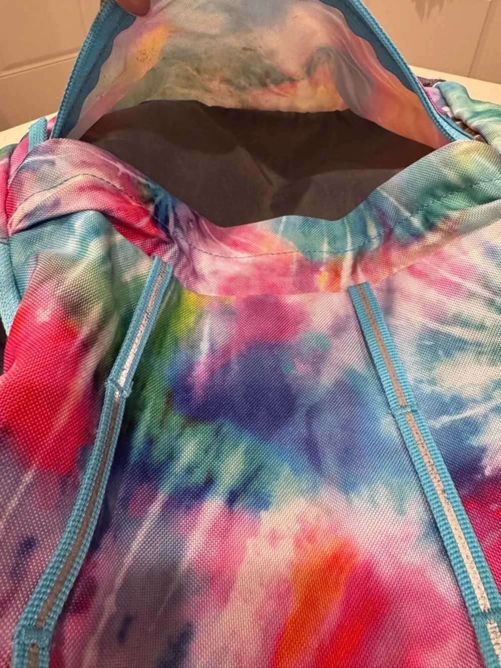 Lands’ End Kids ClassMate Backpack - Vibrant Tie-Dye - Large